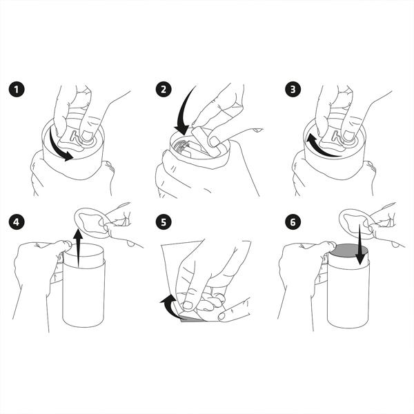 UV Insekten-Klebefalle - Batteriebetrieben, hygienisch, energiesparende UV-LED, automatisch Ein/Aus, für Zuhause & unterwegs - Reichweite 20 qm