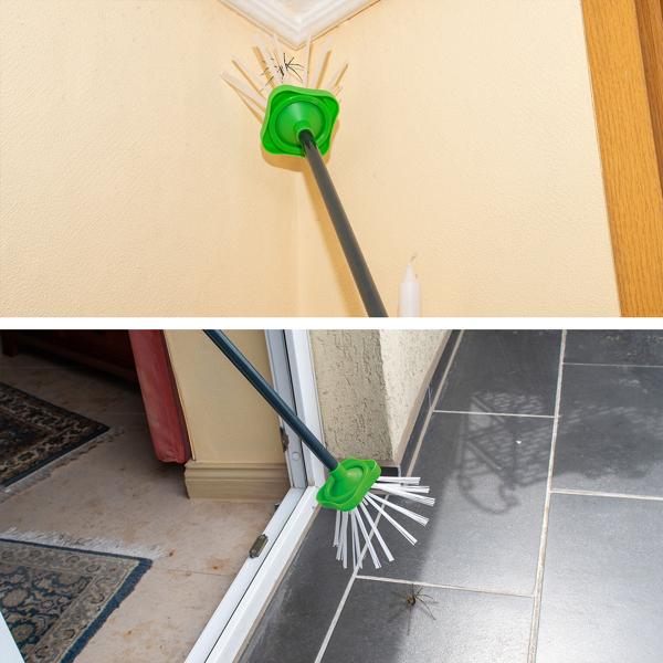 Sicherer Spinnenfang mit extra langem Greifarm (65 cm): Insektenfänger zum Lebendfang – Spinnen & Insekten schonend entfernen