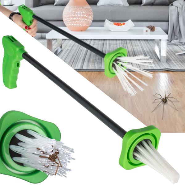 Sicherer Spinnenfang mit extra langem Greifarm (65 cm): Insektenfänger zum Lebendfang – Spinnen & Insekten schonend entfernen