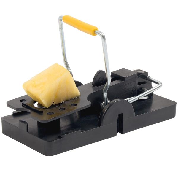 4er-Set Mausefallen aus robustem Kunststoff - Effektive Schlagfalle für Innen- & Aussenbereich - Wiederverwendbar, hygienisch & leicht zu reinigen