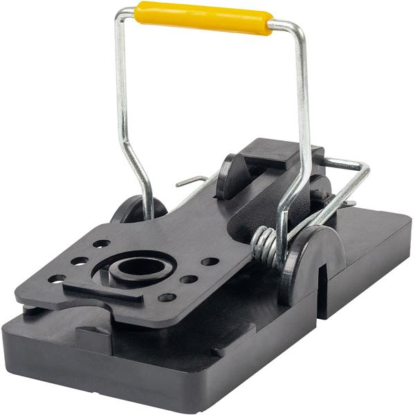 4er-Set Mausefallen aus robustem Kunststoff - Effektive Schlagfalle für Innen- & Aussenbereich - Wiederverwendbar, hygienisch & leicht zu reinigen