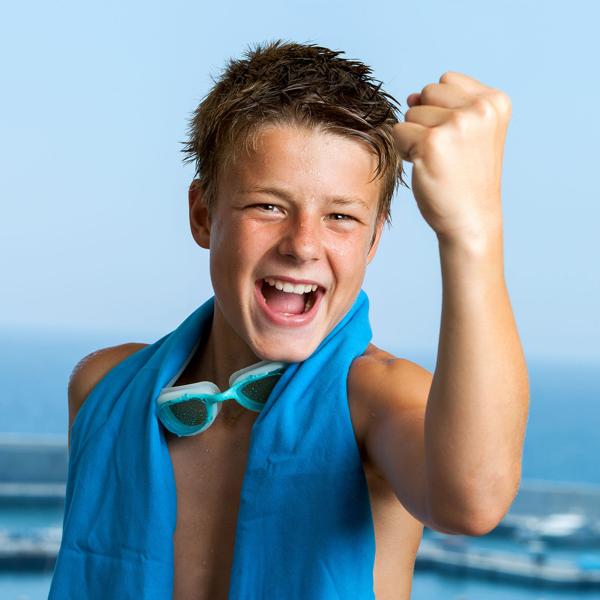 2er-Set Mikrofaser Reisehandtuch XL - schnelltrocknend & saugfähig für Strand, Sport, Sauna - 180x90cm blau - leicht, kompakt & antibakteriell