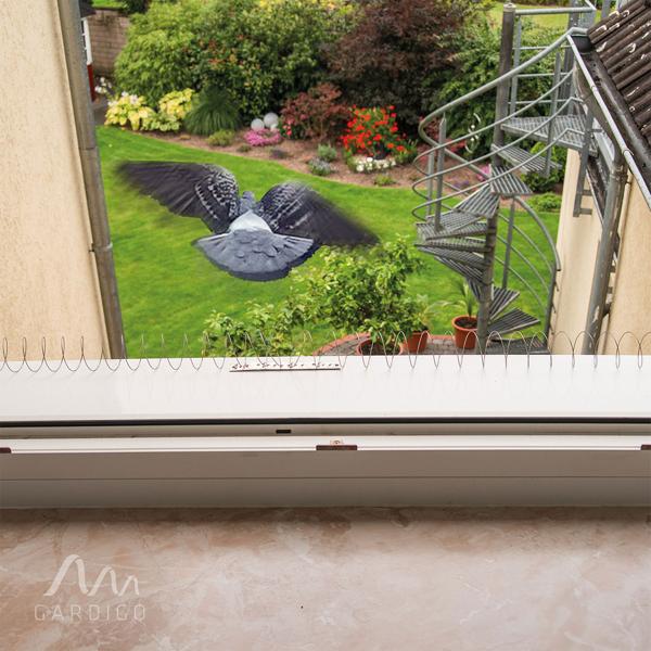 Taubenabwehr Spirale (Edelstahl, 2,4-5 Meter): Vogelschutz - Einfache Montage, flexibel anpassbar, sicherer Schutz, TOP-Qualität