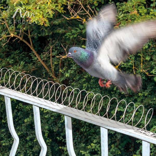 Taubenabwehr Spirale (Edelstahl, 2,4-5 Meter): Vogelschutz - Einfache Montage, flexibel anpassbar, sicherer Schutz, TOP-Qualität