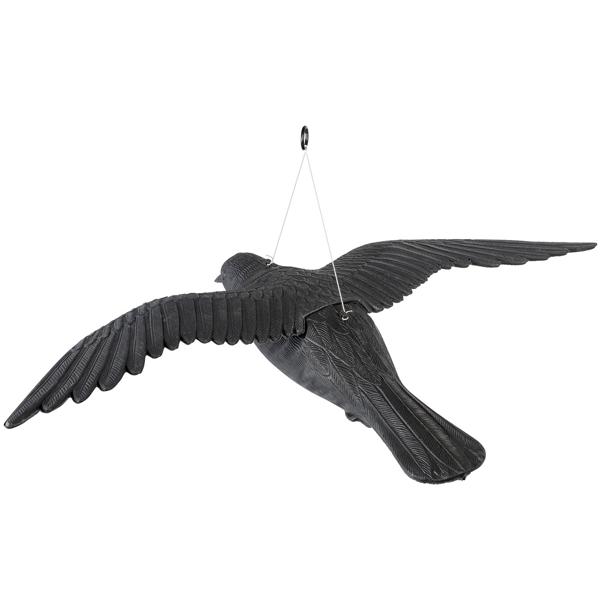 4er-Set Vogelabwehr Falke - Realistische Vogelscheuche mit 59 cm Flügelspannweite - Schützt Beete, Balkone & Ernte vor Tauben, Spatzen, Möwen