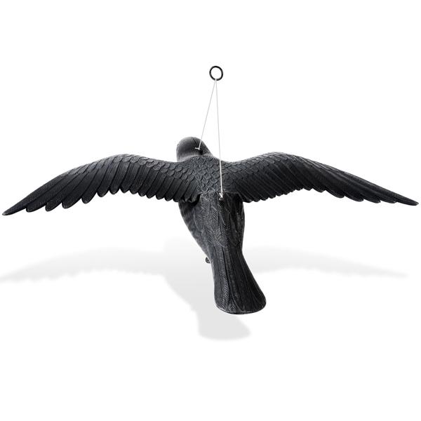4er-Set Vogelabwehr Falke - Realistische Vogelscheuche mit 59 cm Flügelspannweite - Schützt Beete, Balkone & Ernte vor Tauben, Spatzen, Möwen