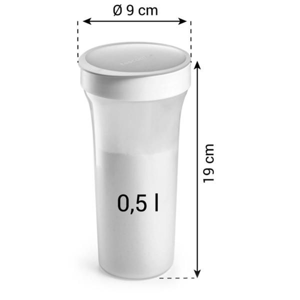 Vielseitiger Streuer für Puderzucker, Kakao & Mehl, 0,5L : Gleichmässiges Dosieren beim Backen & Dekorieren, einfach zu befüllen
