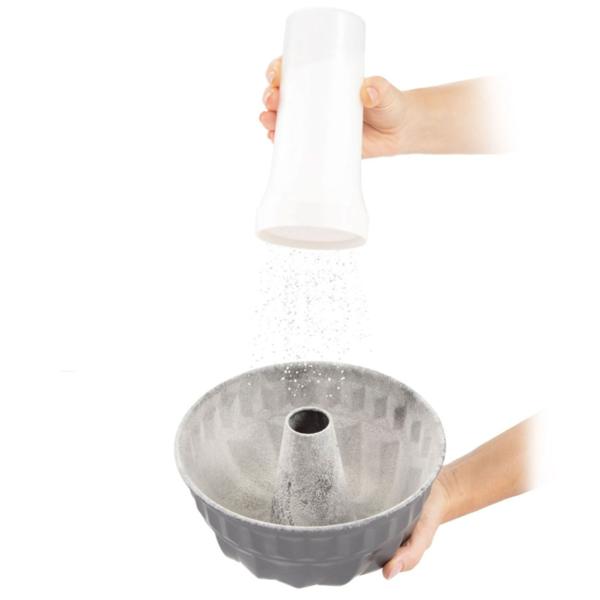 Vielseitiger Streuer für Puderzucker, Kakao & Mehl, 0,5L : Gleichmässiges Dosieren beim Backen & Dekorieren, einfach zu befüllen