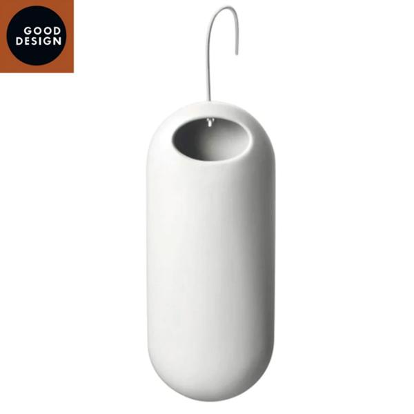 Eleganter Keramik-Wasserverdunster: 250ml, matt weiss, 3,5 x 20 x 8 cm - modern & stilvoll für Heizkörper - Optimales Raumklima, einfache Luftbefeuchtung