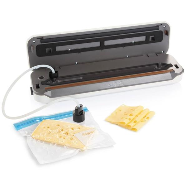 Vakuumiergerät 110W inkl. 3 Meter Folienrolle – Vakuumierer für Sous-Vide & Marinieren, Schweissnahtbreite 28 cm