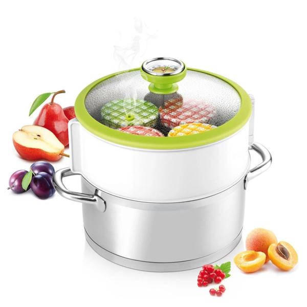 Robustes Einkoch-Set mit Thermometer, für 24cm Töpfe – 3 Jahre Hersteller-Garantie, zuverlässige Konservierung für jede Küche