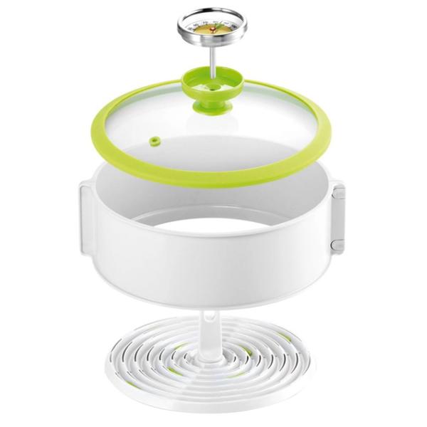 Robustes Einkoch-Set mit Thermometer, für 24cm Töpfe – 3 Jahre Hersteller-Garantie, zuverlässige Konservierung für jede Küche