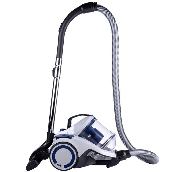 Kraftvoller Zyklonstaubsauger (700W) von Dirt Devil: Beutelloser Staubsauger mit 2,7L Staubbehälter, HEPA-Filter & Zubehör – weiß-blau