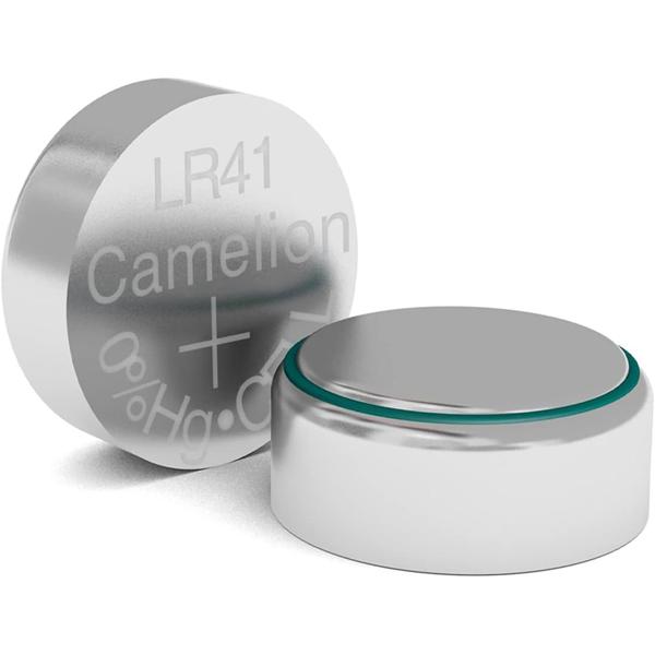 10 Alkaline-Knopfzellen LR41/AG 3/LR736 - Quecksilber-frei, vielseitig für Uhren, Taschenrechner, Hörgeräte - 1.5V, Ø 7.9x3.6mm, 28 mAh