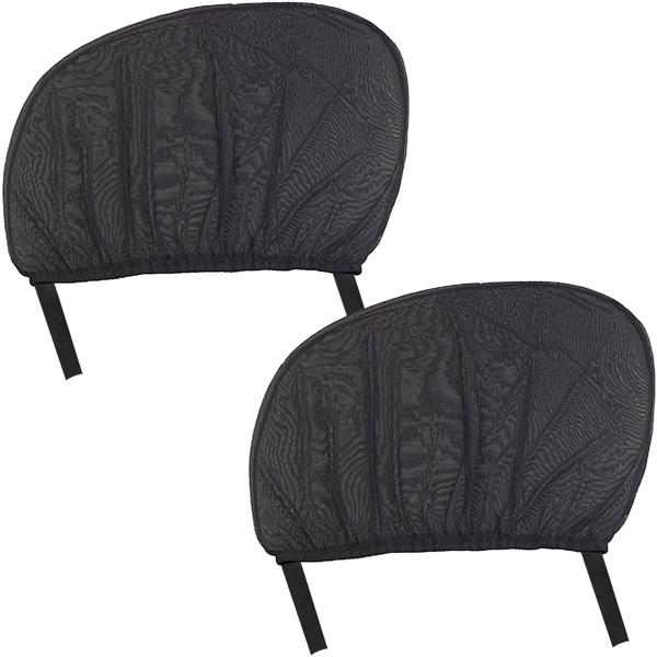 2er-Set Sonnenschutz für Auto-Seitenscheiben - Effektiver UV-Schutz Kinder-Mitfahrer - Hitze Insektenschutz - 100x53cm universell passend
