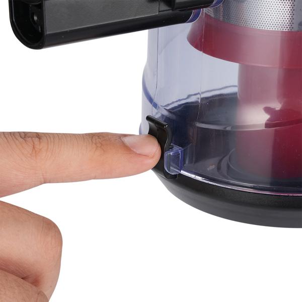 Akku-Handstaubsauger & Bodensauger 2in1 mit Elektrobürste: 18 kPa Saugkraft, beutellos, 2 Modi – Schmutz & Staub einfach verschwinden lassen