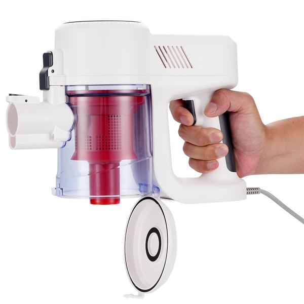 Leistungsstarker 2in1 Zyklon Staubsauger 500W (15kPa): Hand- & Bodensauger mit HEPA-Filter. 800ml Behälter, 4,9m Kabel - Für Allergiker & Reinigung