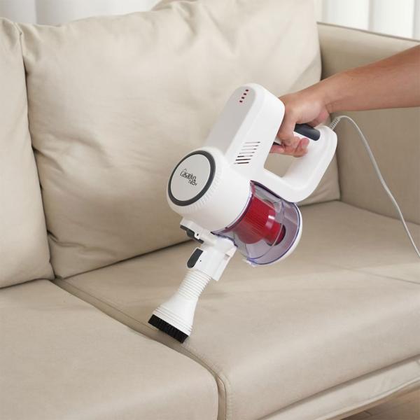 Leistungsstarker 2in1 Zyklon Staubsauger 500W (15kPa): Hand- & Bodensauger mit HEPA-Filter. 800ml Behälter, 4,9m Kabel - Für Allergiker & Reinigung