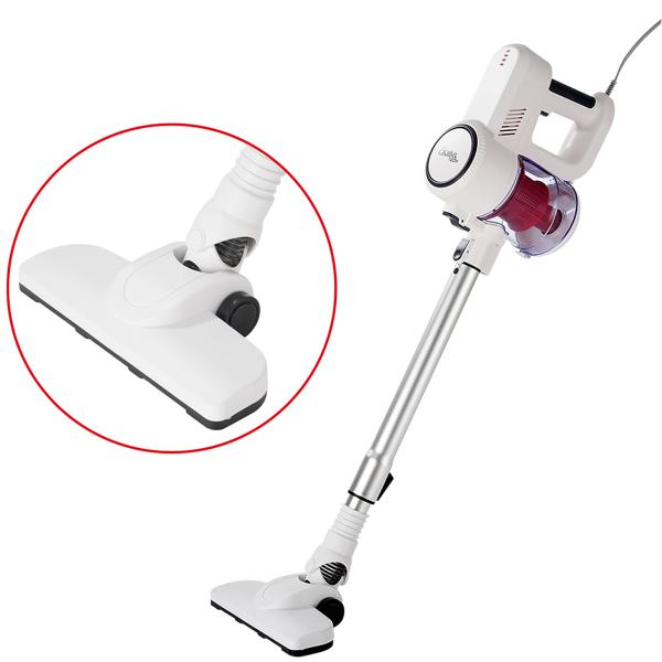 Leistungsstarker 2in1 Zyklon Staubsauger 500W (15kPa): Hand- & Bodensauger mit HEPA-Filter. 800ml Behälter, 4,9m Kabel - Für Allergiker & Reinigung