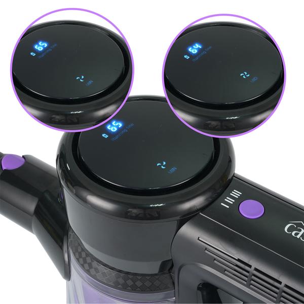 Multifunktionaler 2in1 Akku Staubsauger - Zyklon-Hand- & Bodensauger mit Wischaufsatz, 23 kPa, HEPA-Filter, Alleskönner für makellose Böden