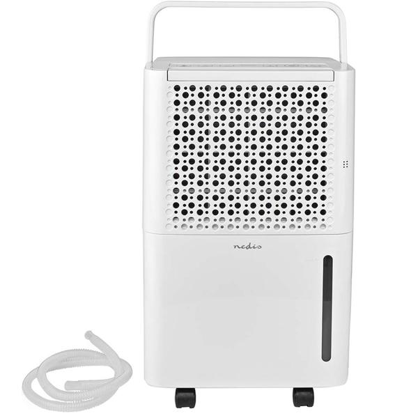 Elektrischer Luftentfeuchter mit Luftfilter, 4 Modi Entfeuchtung, Automatisch, Trockene Wäsche, Belüftung, Timer, 10l/Tag, bis 38 m²