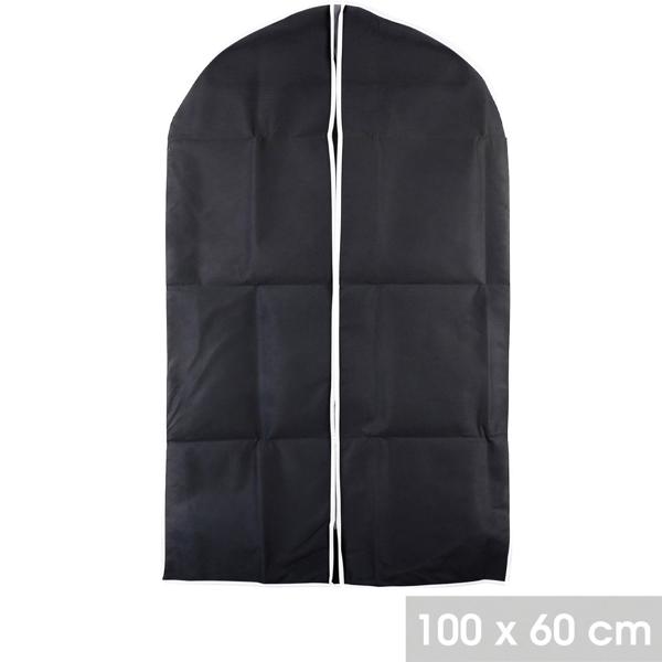 6er-Set Kleiderhülle - Staubfreie Aufbewahrung für Schrank & Reisen - Reissfestes, atmungsaktives Polyester - 100x60cm, schwarz, knitterfrei