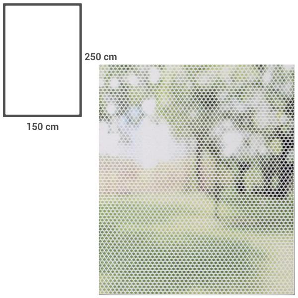 2er-Set Fliegenschutzgitter für Fenster - Zuschneidbar & einfach montierbar - Effektiver Schutz vor Insekten - Weiss, 150x250 cm Polyester-Mückennetz