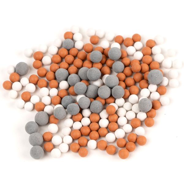 Nachfüllpackung Mineralsteine für Duschbrausen - 3 bioaktive Filterkugeln - Filtert Chlor & schädliche Substanzen - Schützt Haut & Haare