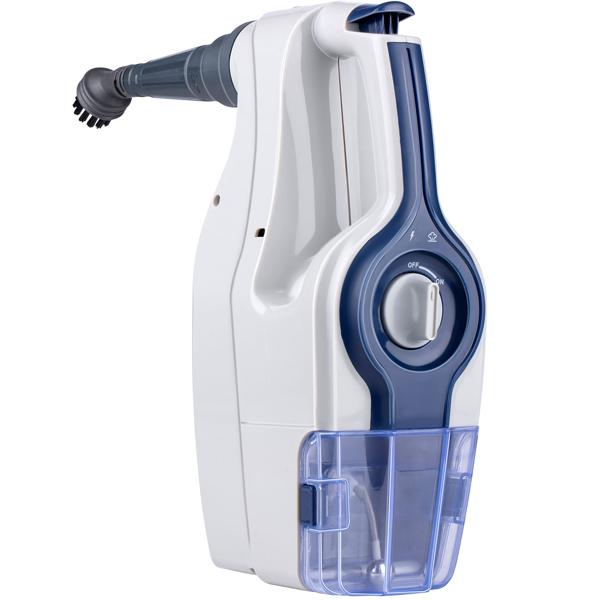 2-in-1 Dampfreiniger & Dampfmopp (1600W, weiss-blau) – Gründliche, porentiefe Reinigung ohne Chemie – Ideal für alle Böden & Oberflächen