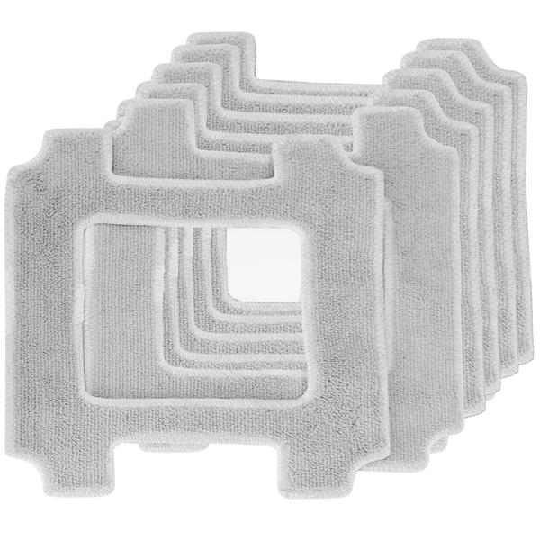 Ersatztücher für Fensterputzroboter CH8356 - 6er-Set für streifenfreie Sauberkeit - Wiederverwendbare Mikrofasertücher 21x0.2x21cm