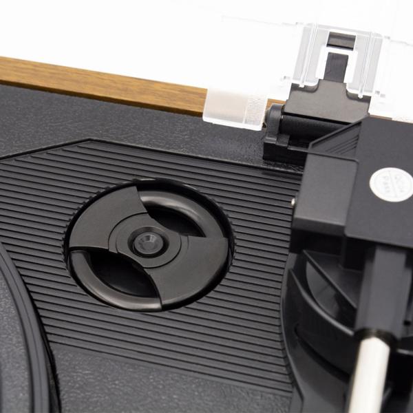 Retro-Plattenspieler mit Bluetooth: Digitalisier-Funktion & integrierte Lautsprecher. Stilvoller Schallplattenspieler für modernen Vinyl-Genuss