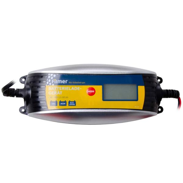 Auto-Batterieladegerät 6V/12V - Mikroprozessor gesteuert - Dauer- & Erhaltungsladung für Gel-, AGM- & Blei-Säure-Batterien 1,2-120 Ah - Sicher mit Kurzschlussschutz