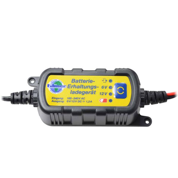 6V/12V Auto-Batterie Erhaltungs-Ladegerät – Mit 2 Prüfprogrammen für Anlasser & Lichtmaschine, zuverlässige Batteriewartung