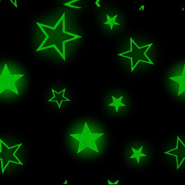 2er Gemütliche Fleece-Decke mit Leuchtsternen: 173x135cm, grau, maschinenwaschbar - Kuschelweiche Decke für entspannte Abende & Sternen-Träume