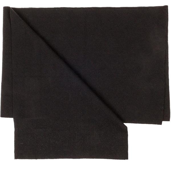 Fleece-Schal Schwarz - Hält Hals Nacken Ohren warm, Unisex, pflegeleicht, 30x170cm, 100% Polyester - Ideal für kalte Tage & Winter