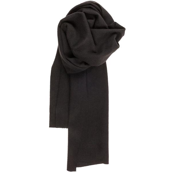 Fleece-Schal Schwarz - Hält Hals Nacken Ohren warm, Unisex, pflegeleicht, 30x170cm, 100% Polyester - Ideal für kalte Tage & Winter