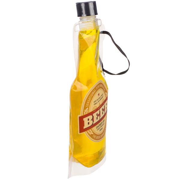 Duschgel Bierflasche 300 ml - lustiges Design mit Lemon-Duft - erfrischendes Duscherlebnis & Wellness-Auszeit für Männer - ideales Geschenk