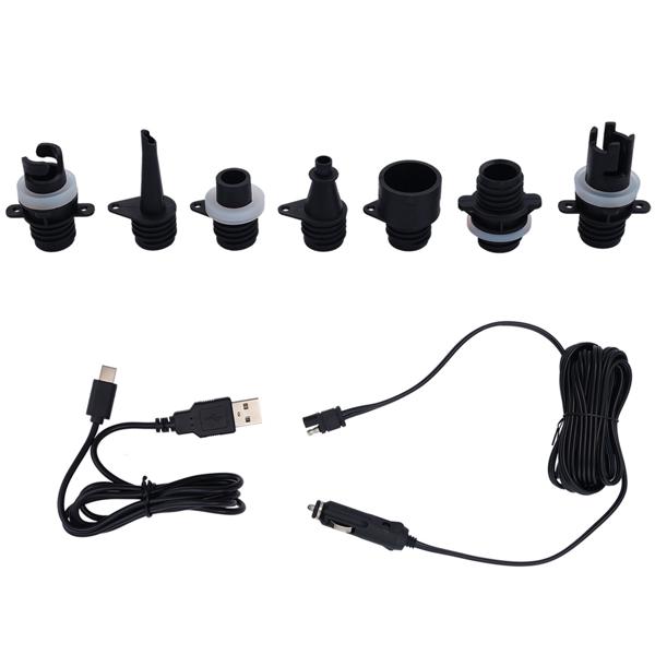 Ultimative Akku-SUP-Luftpumpe: 20 PSI, 350 L/Min, USB, 12V – Kompakte, tragbare Hochleistungs-Pumpe für Boards