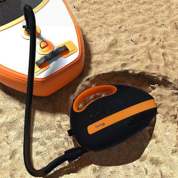 Ultimative Akku-SUP-Luftpumpe: 20 PSI, 350 L/Min, USB, 12V – Kompakte, tragbare Hochleistungs-Pumpe für Boards
