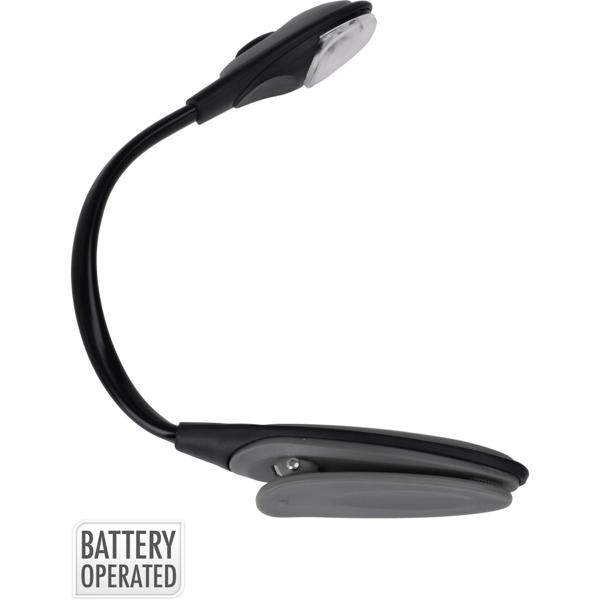 2er-Set Kompakte Buch Leselampe mit praktischem Clip – Flexibler Schwanenhals für ideale Beleuchtung – Batteriebetrieb – Für entspanntes Lesen