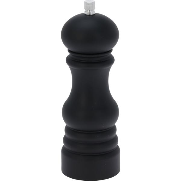 Salz-Pfeffer-Mühlen Set (manuell): Edles Design, langlebiges Aluminium-Mahlwerk - Schwarz-Weiss, 6x17,5 cm - Für Küche & Tisch