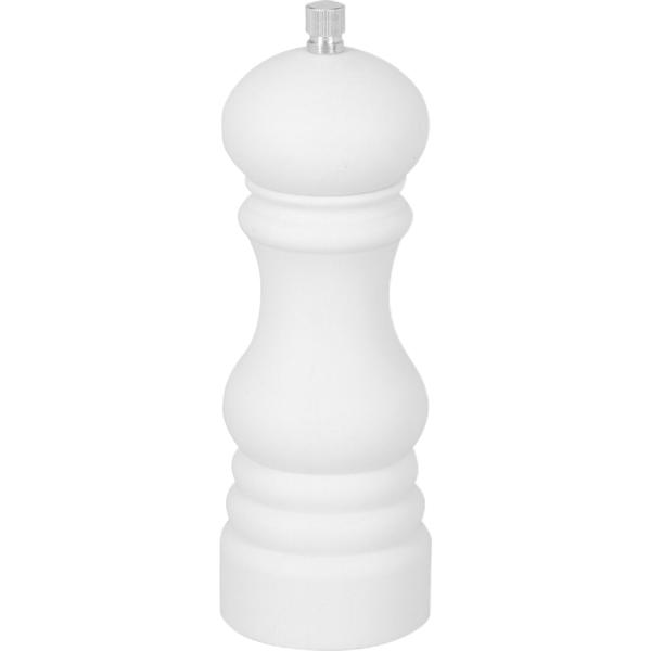 2er-Set Salz- und Pfeffermühle schwarz-weiss - Stufenlos einstellbares Alumahlwerk - Ideal für Küche, Kochen & Hobbyköche - Elegantes Design (6x17.5cm)