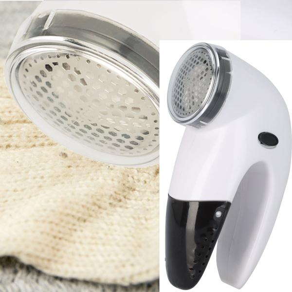 2er-Set Fusselentferner - Textilrasierer für Kleidung & Polster - Batteriebetrieben - Metall-Netz - 14.5x0.8x5.5cm