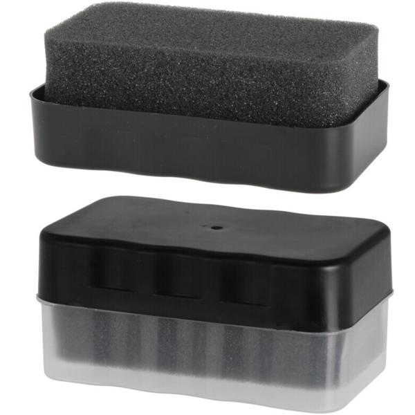 Doppelpack Schuhpflege-Schwämme, 2 Stück, effektive Reinigung und Pflege, für alle Schuhmaterialien, Glanz für Ihre Schuhe