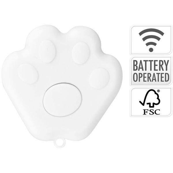Haustier Finder - Smarttag Hunde & Katzen Tracker - Bluetooth 4.0 - Standortbestimmung 15-30m - inkl. CR2032 Batterie - kompakte 8g Pfotenform