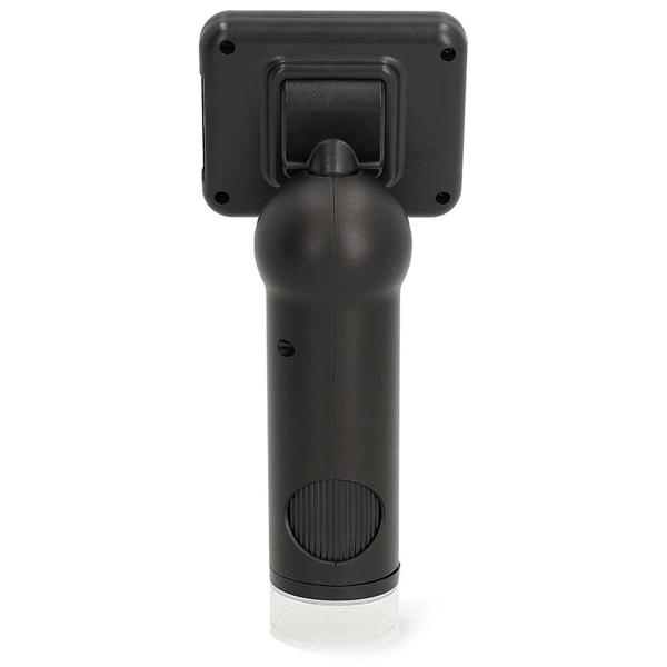 Digitales Mikroskop mit LCD Display & LED Licht, schwarz – Handmikroskop für scharfe Foto-Video Aufnahmen, Micro SD Card Slot