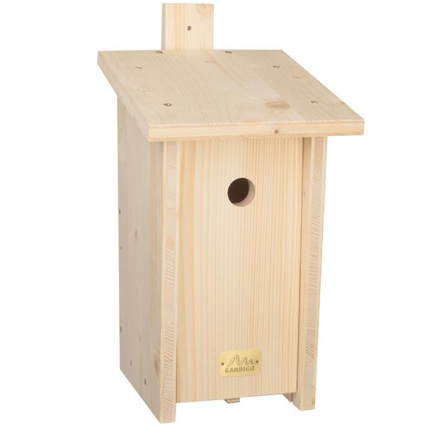 Nistkasten Bausatz (Fichte): Für Meisen - 19x40x23,5cm - Geben Sie Vögeln ein Zuhause & unterstützen Sie eine soziale Einrichtung