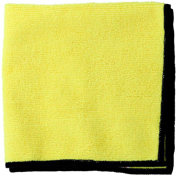 Auto-Reinigungsset für Lack, Felgen & Innenraum, 5-teilig, Mikrofaser – gelb, mit Tüchern, Handschuh, Schwamm & Bürste