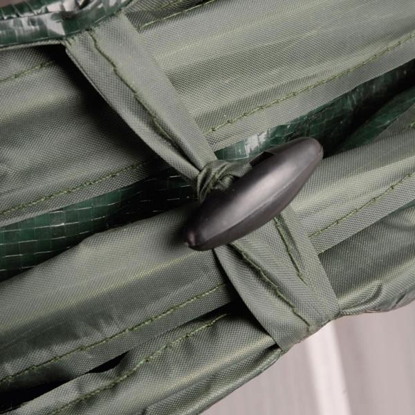 3er-Set Gartenabfallsäcke - Rasenschnitt & Gartenabfälle mühelos entsorgen - Ø 45x75 cm, robust, Tragegriffe, platzsparend faltbar