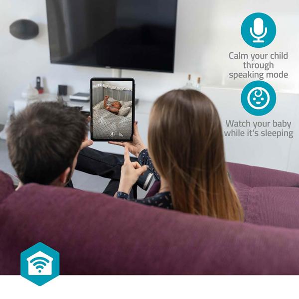 2er-Set SmartLife Full-HD WLAN Innenkamera, Geräusch- & Bewegungserkennung: Nachtsicht, App-Steuerung, weiss/schwarz, für optimale Sicherheit